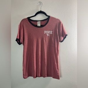 PINK size medium pink short sleeve shirt